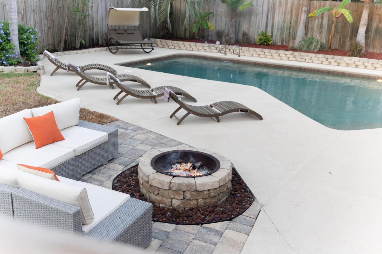 Pool & Hot Tub Home W Game Room! 1 Mile To Beach! Jacksonville Beach Eksteriør bilde